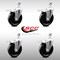 Service Caster 5 Inch SS Phenolic Swivel 10mm Threaded Stem Caster Set Total Lock Brake SCC SCC-SSTSTTL20S514-PHS-M1015-4 - alternate 1